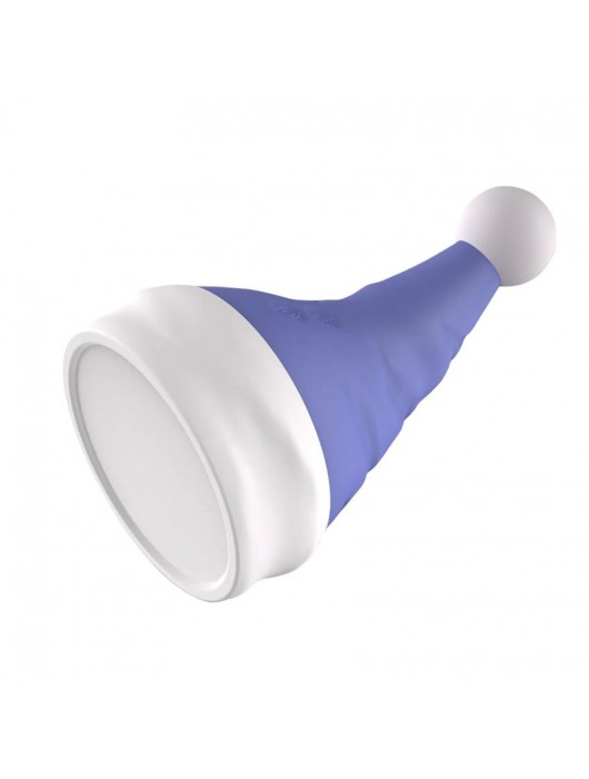 Сиреневый вибростимулятор в форме колпака Magical Santa Hat - Erokay