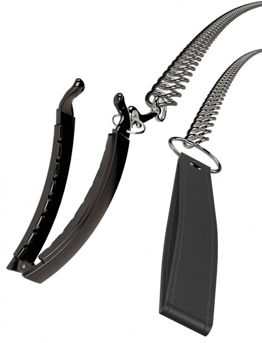 Зажим для половых губ с поводком Pussy Clamp With A Leash - Orion - купить с доставкой в Омске