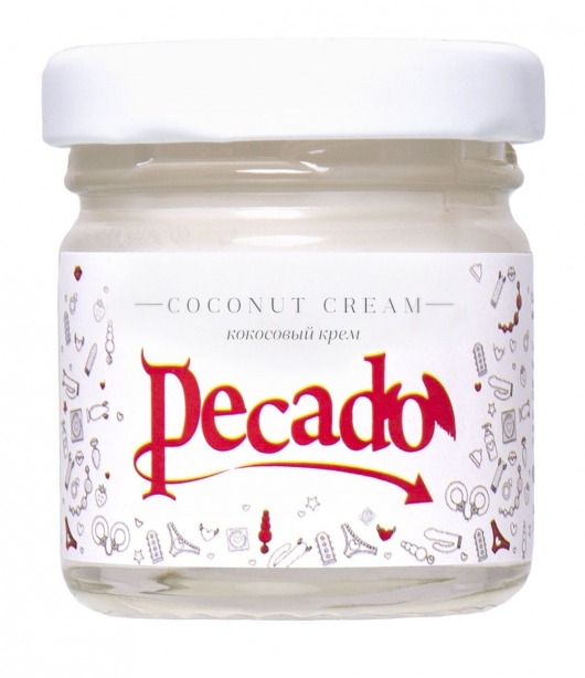 Массажная свеча Сoconut Cream - 35 мл. - Pecado - купить с доставкой в Омске