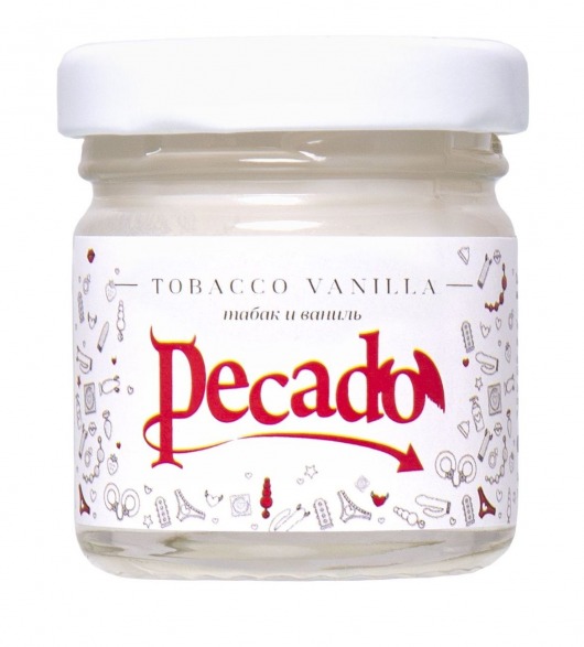 Массажная свеча Tobacco Vanilla - 35 мл. - Pecado - купить с доставкой в Омске