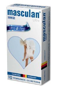 Ультратонкие презервативы Masculan Ultra Fine с обильной смазкой - 10 шт. - Masculan - купить с доставкой в Омске