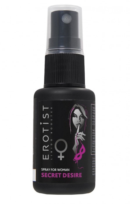 Возбуждающий спрей для женщин Erotist Secret Desire - 30 мл. - Erotist Libido Booster - купить с доставкой в Омске
