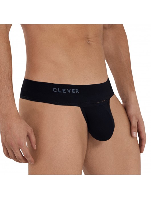 Черные мужские трусы-стринги Celestial Thong - Clever Masculine Underwear купить с доставкой