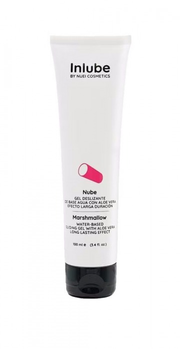 Лубрикант на водной основе Nuei Inlube с алоэ вера и ароматом маршмеллоу -100 мл. - Nuei cosmetics - купить с доставкой в Омске