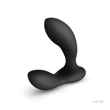 Чёрный перезаряжаемый стимулятор простаты Bruno Black - Lelo - в Омске купить с доставкой