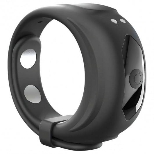 Черное эрекционное виброкольцо Fit Vibe Ring - Dorcel - в Омске купить с доставкой