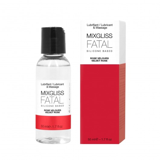 Силиконовый флюид с ароматом розы Mixgliss Fatal Velvet Rose - 50 мл. - Mixgliss - купить с доставкой в Омске