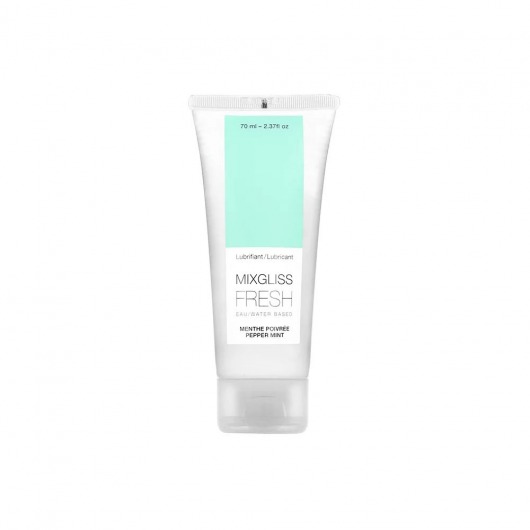 Лубрикант с охлаждающим эффектом Mixgliss Fresh Pepper Mint - 70 мл. - Strap-on-me - купить с доставкой в Омске