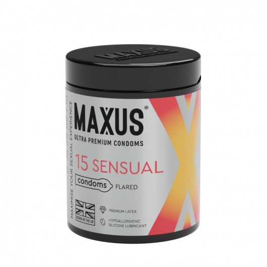 Анатомические презервативы MAXUS Sensual - 15 шт. - Maxus - купить с доставкой в Омске