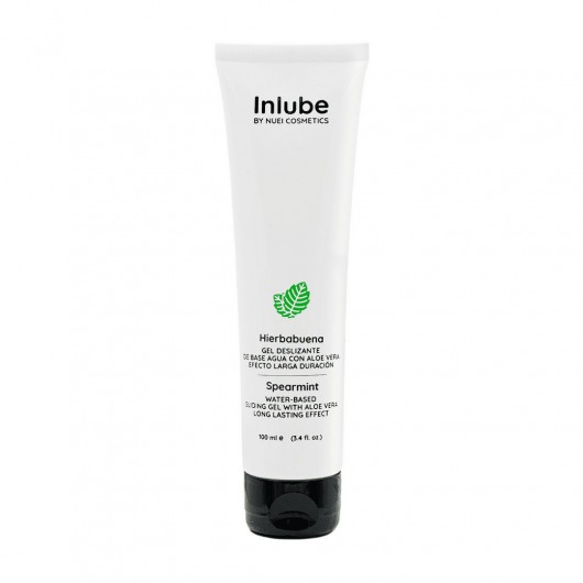 Водный лубрикант Nuei Inlube с алоэ вера и ароматом мяты - 100 мл. - Nuei cosmetics - купить с доставкой в Омске