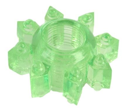 Зеленое эрекционное кольцо-звезда - Toyfa Basic - в Омске купить с доставкой