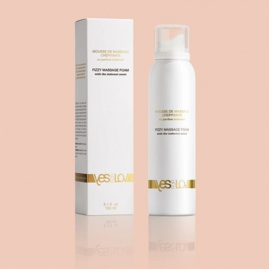 Массажная пена Fizzy Massage Foam - 150 мл. - YESforLOV - купить с доставкой в Омске