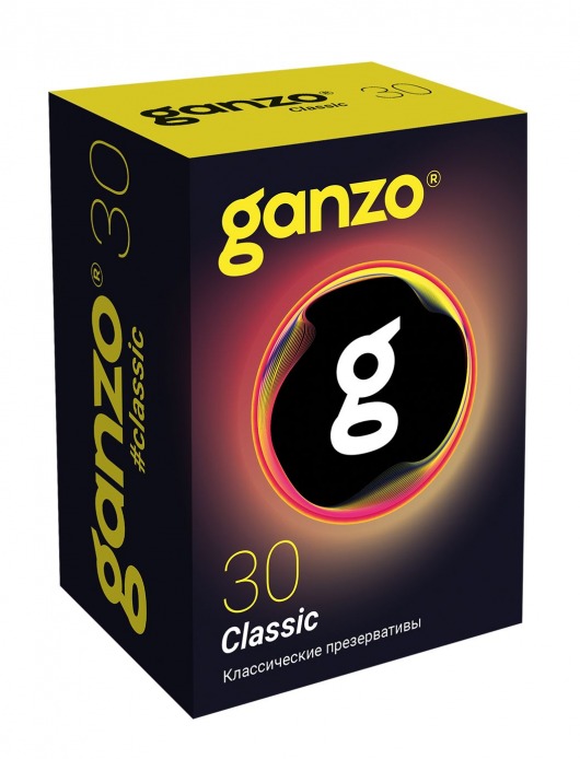 Классические презервативы с обильной смазкой Ganzo Classic - 30 шт. - Ganzo - купить с доставкой в Омске