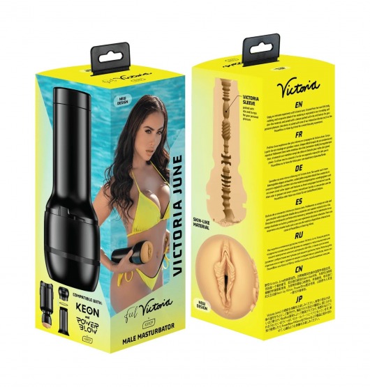 Мастурбатор-вагина FeelVictoria Stroker - Kiiroo - в Омске купить с доставкой