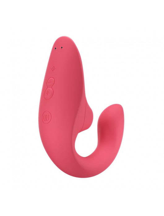 Розовый вибромассажер для двойной стимуляции Womanizer Blend - Womanizer