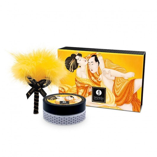 Массажная пудра с ароматом манго Luscious Mango - Shunga - купить с доставкой в Омске