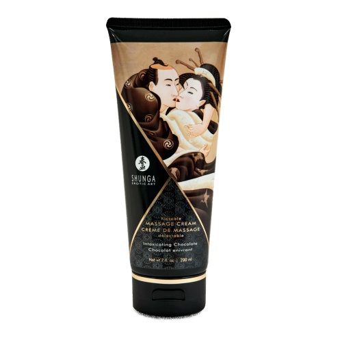 Массажный крем для тела с ароматом шоколада Intoxicating Chocolate - 200 мл. - Shunga - купить с доставкой в Омске