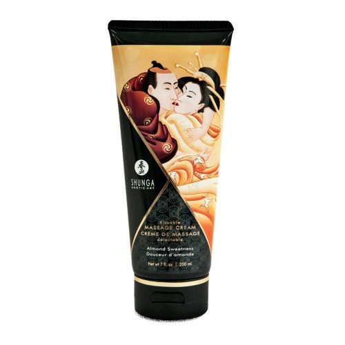 Массажный крем для тела с ароматом миндаля Almond Sweetness - 200 мл. - Shunga - купить с доставкой в Омске