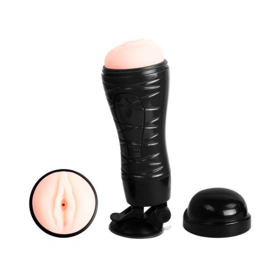 Мастурбатор-вагина Flora с присоской в основании - Baile - в Омске купить с доставкой