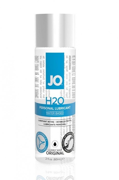 Нейтральный лубрикант на водной основе JO Personal Lubricant H2O - 60 мл. - System JO - купить с доставкой в Омске
