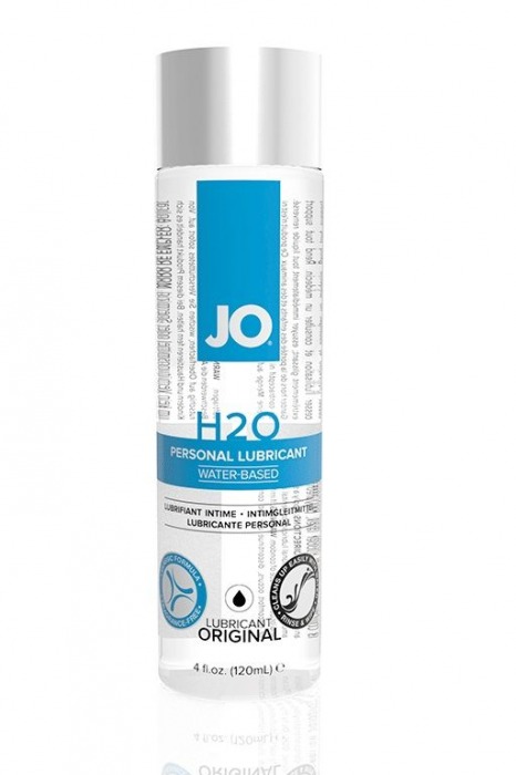 Нейтральный лубрикант на водной основе JO Personal Lubricant H2O - 120 мл. - System JO - купить с доставкой в Омске