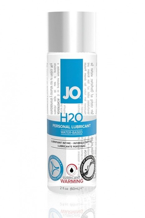 Возбуждающий лубрикант на водной основе JO Personal Lubricant H2O Warming - 60 мл. - System JO - купить с доставкой в Омске