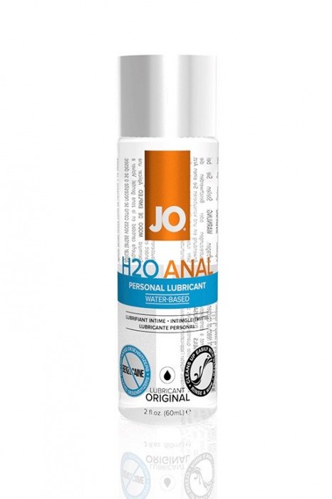 Анальный лубрикант на водной основе JO Anal H2O - 60 мл. - System JO - купить с доставкой в Омске