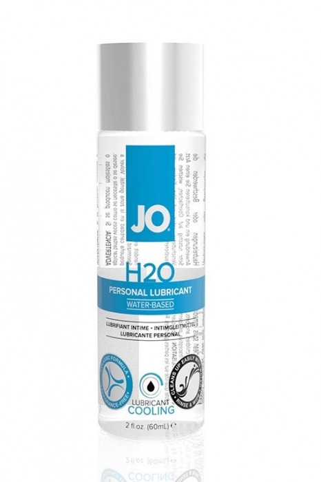 Охлаждающий лубрикант на водной основе JO Personal Lubricant H2O COOLING - 60 мл. - System JO - купить с доставкой в Омске