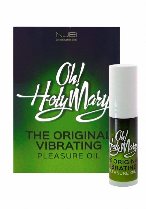 Масло унисекс с эффектом вибрации Oh! Holy Mary - 6 мл. - Nuei cosmetics - купить с доставкой в Омске