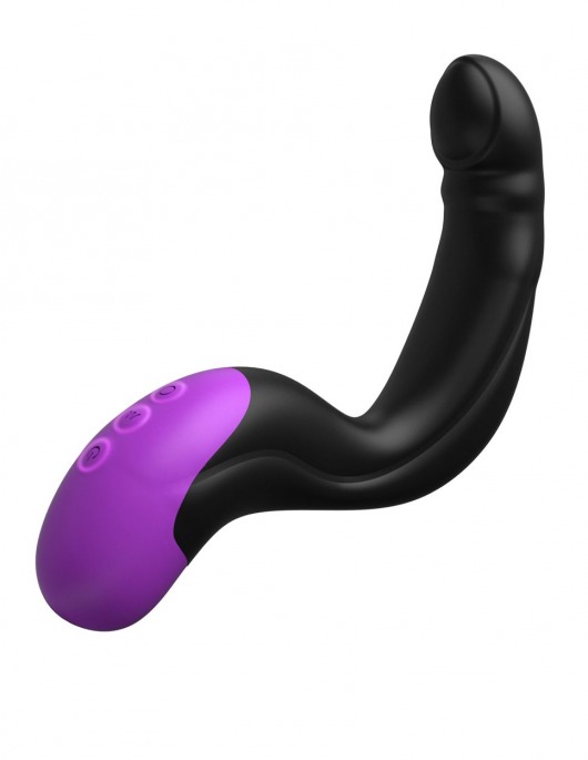 Черно-фиолетовый вибромассажёр простаты Hyper-Pulse P-Spot Massager - Pipedream - в Омске купить с доставкой