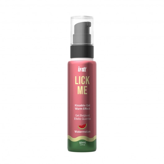 Гель Lick Me с согревающим эффектом и ароматом арбуза - 50 мл. - INTT - купить с доставкой в Омске