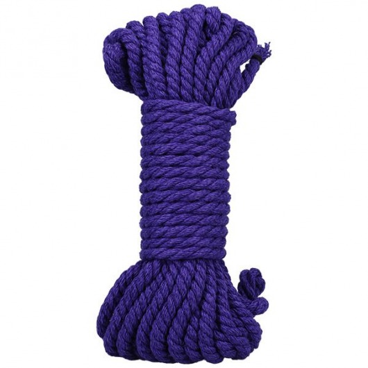 Фиолетовая верёвка для связывания и фиксации Bind Tie - 9,14 м. - Doc Johnson - купить с доставкой в Омске