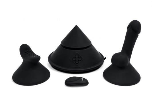 Конусный вибромассажер Cowgirl Cone с 2 насадками - CowGirl - купить с доставкой в Омске
