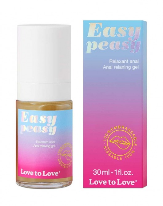 Анальный расслабляющий гель Easy Peasy - 30 мл. - Love to Love - купить с доставкой в Омске