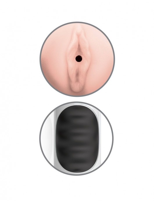 Мастурбатор-вагина Extreme Toyz Mega Grip Vibrating Stroker Mouth - Pipedream - в Омске купить с доставкой