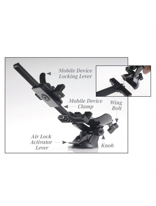 Перезаряжаемый мастурбатор-вагина с держателем для мобильных устройств Extreme Toyz Me - Pipedream - в Омске купить с доставкой