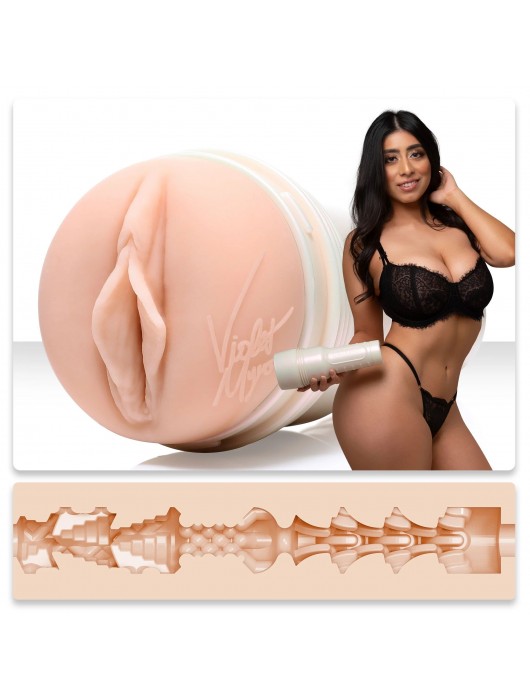 Мастурбатор-вагина Fleshlight Girls - Violet Myers Waifu - Fleshlight - в Омске купить с доставкой