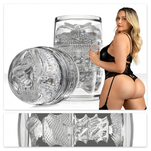 Прозрачный двусторонний мастурбатор Fleshlight Quickshot Mia Malkova - Fleshlight - в Омске купить с доставкой