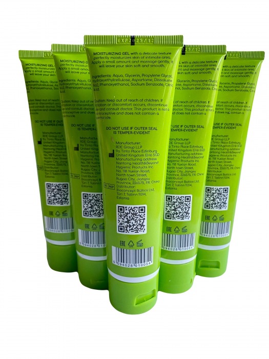 Набор из 5 универсальных лубрикантов на водной основе Egzo Wow (по 100 мл.) - EGZO - купить с доставкой в Омске