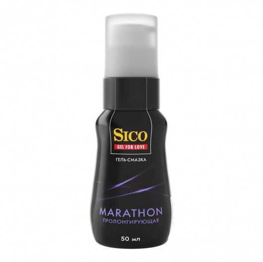 Пролонгирующая гель-смазка Sico Marathon - 50 мл. - Sico - купить с доставкой в Омске
