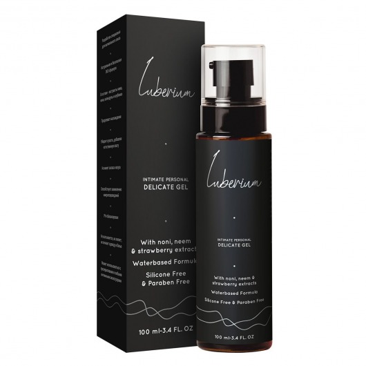 Интимный гель с экстрактами нони, нима и клубники Luberium Delicate Waterbased - 100 мл. - Luberium - купить с доставкой в Омске