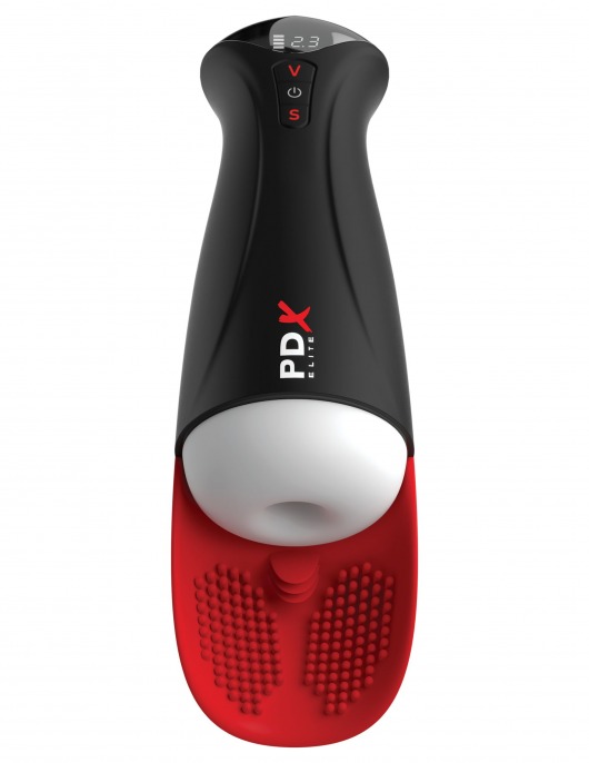 Мастурбатор в колбе с вибрацией Fuck-O-Matic Pro XL - Pipedream - в Омске купить с доставкой