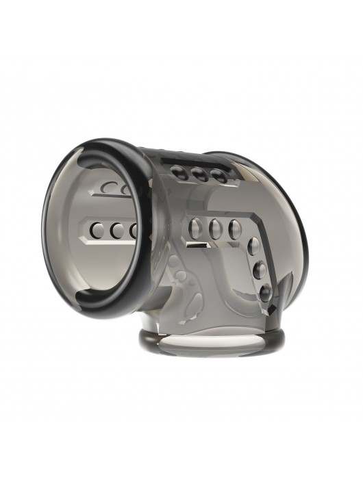 Дымчатая насадка на пенис и мошонку - Baile - в Омске купить с доставкой