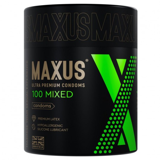 Презервативы MAXUS Mixed - 100 шт. - Maxus - купить с доставкой в Омске