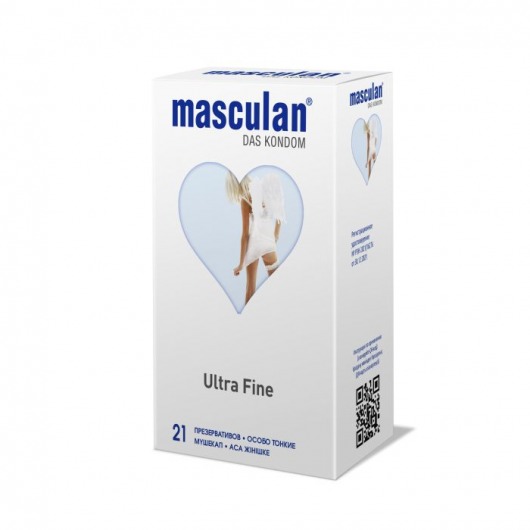 Особо тонкие презервативы Masculan Ultra Fine - 21 шт. - Masculan - купить с доставкой в Омске