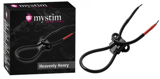 Эрекционное лассо для электростимуляции HEAVENLY HENRY - MyStim - купить с доставкой в Омске