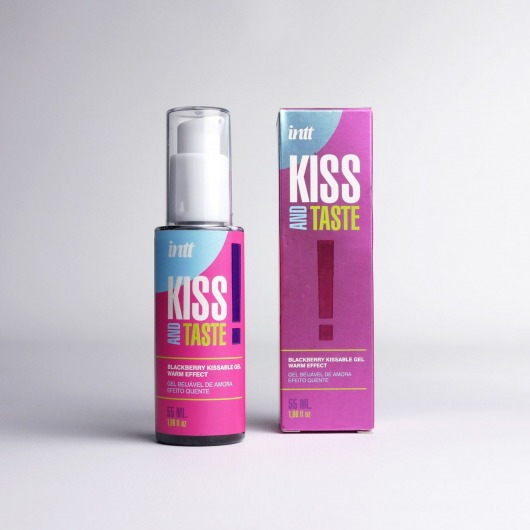 Массажный гель для тела Kiss and Taste - 55 мл. - INTT - купить с доставкой в Омске