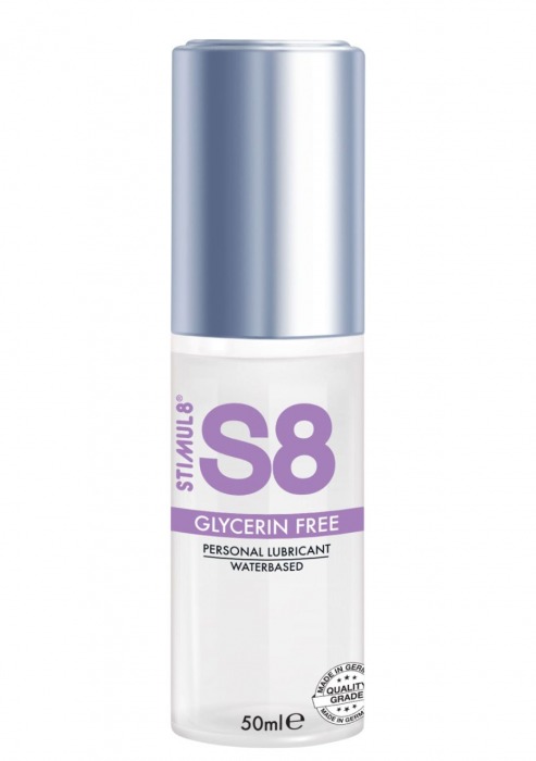 Лубрикант на водной основе S8 Glycerin Free без глицерина - 50 мл. - Stimul8 - купить с доставкой в Омске