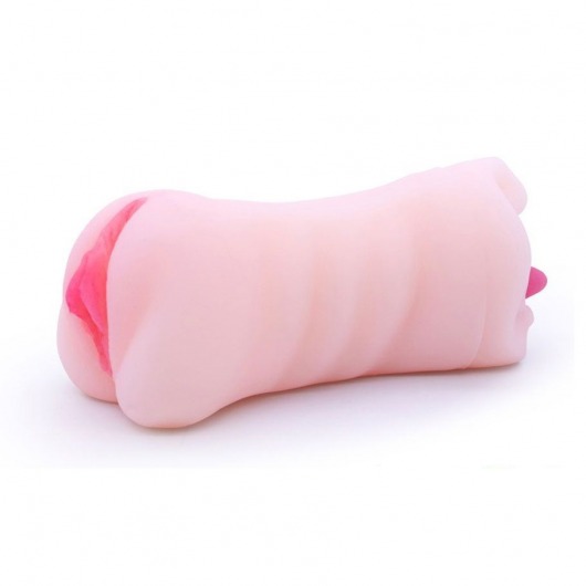 Телесный двусторонний мастурбатор - вагина и ротик - Boys of Toys - в Омске купить с доставкой