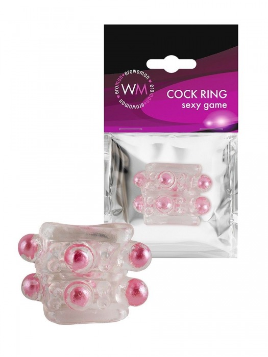 Прозрачная насадка на пенис с цветными шариками - Erowoman-Eroman - в Омске купить с доставкой